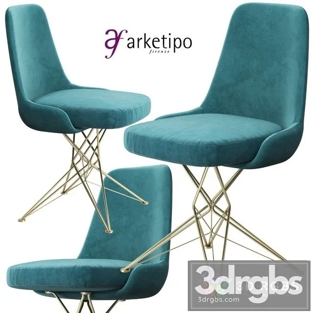 Arketipo Athena Chair 3D Model Free