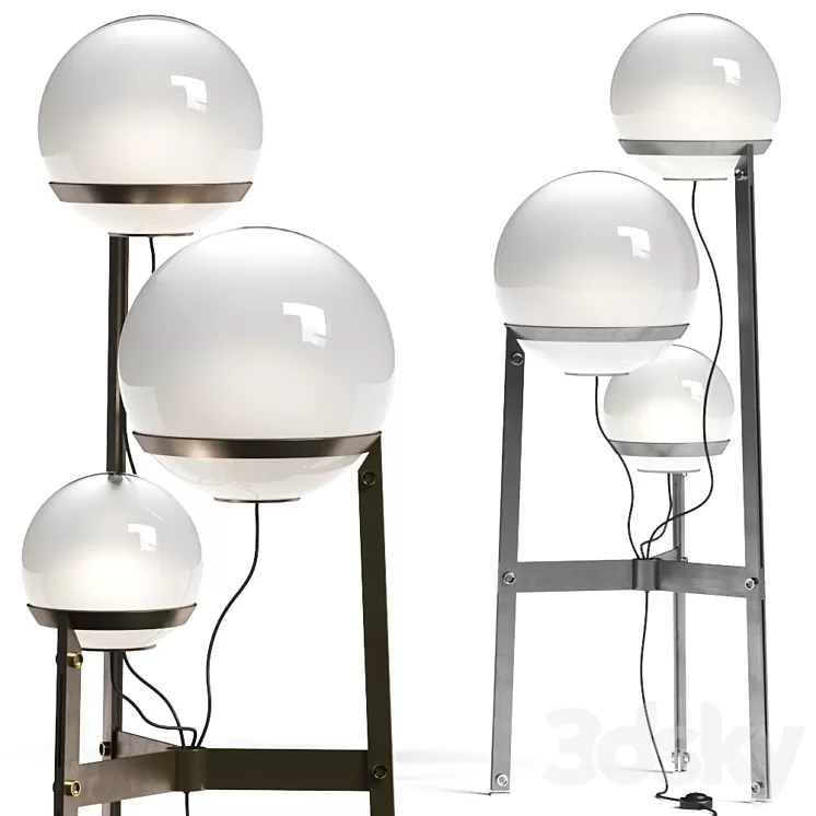 Arketipo Bubble Bobble Floor Lamp 3D Model