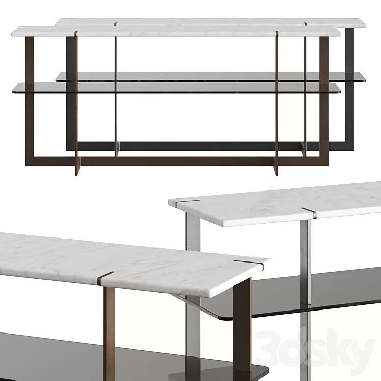 Arketipo Douglas Console Table 3D Model