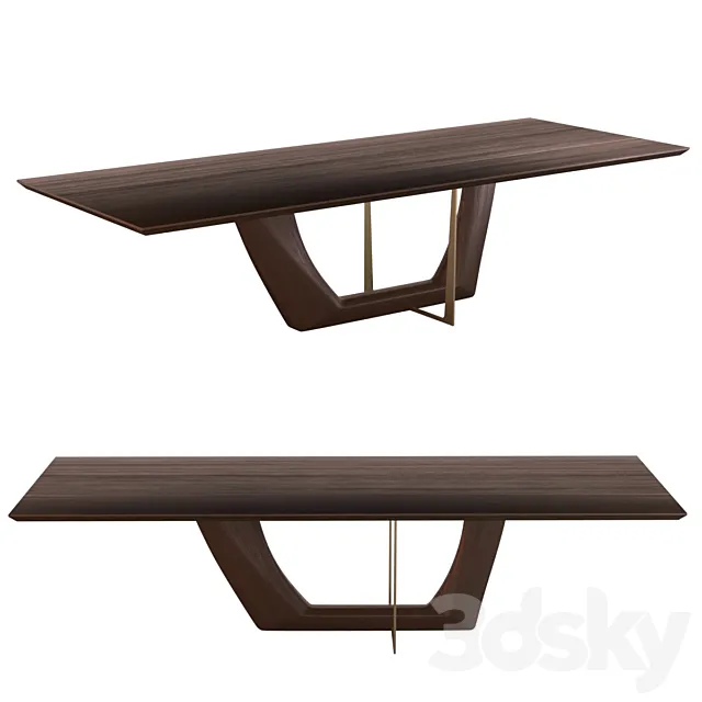 Arketipo Greenwich Dining Table 3D Model