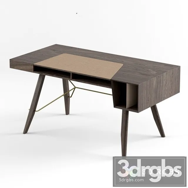 Arketipo Inkiostro Desk 3D Model Free