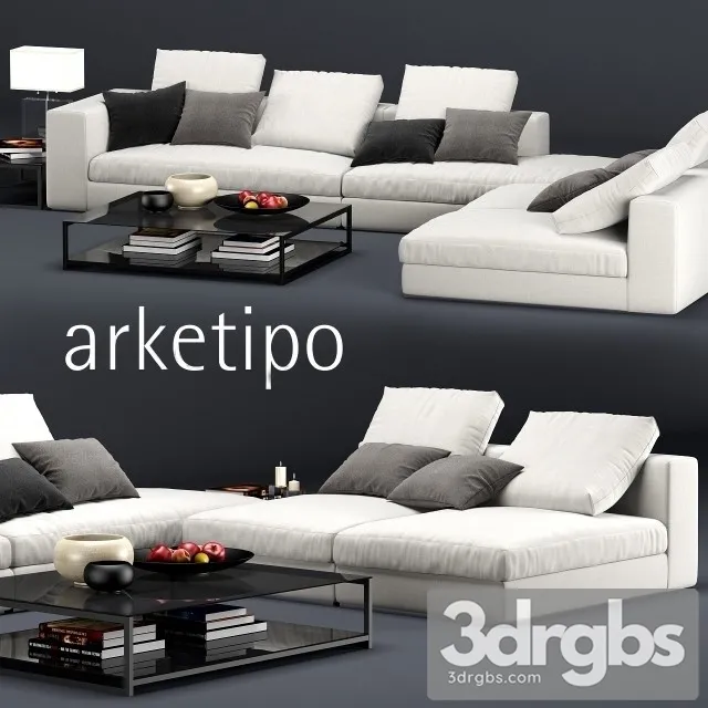 Arketipo Marea Sofa 01 3D Model Free