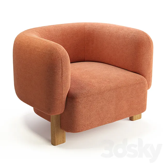 Arklow armchair divan.ru 3D Model