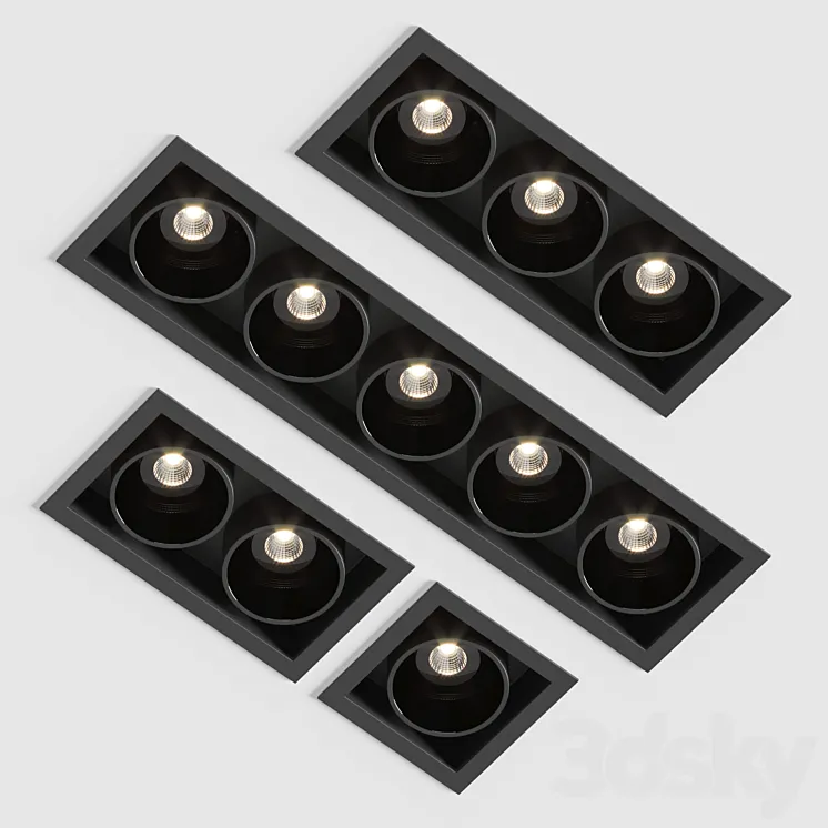Arkos Light Set 02 3D Model Free Download