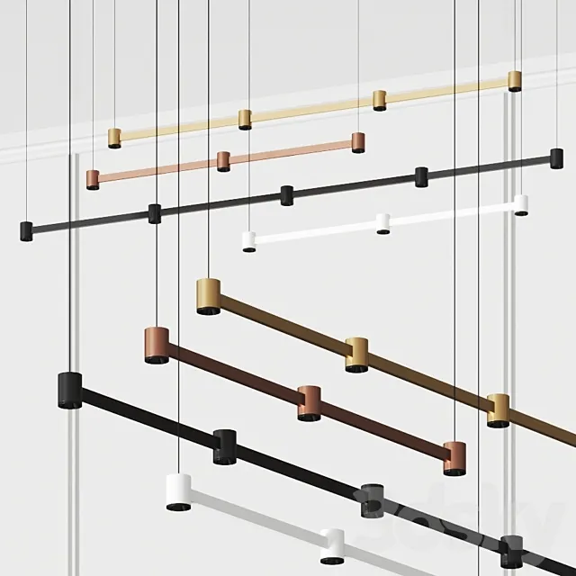 Arkoslight Art Pendant Lamps 3D Model