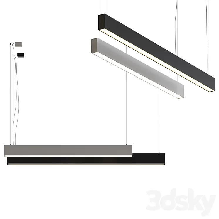 Arkoslight Fifty Ho Suspended Lamp 3D Model