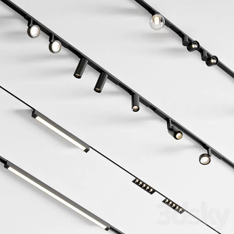 Arkoslight Set Minimal Track 3D Model