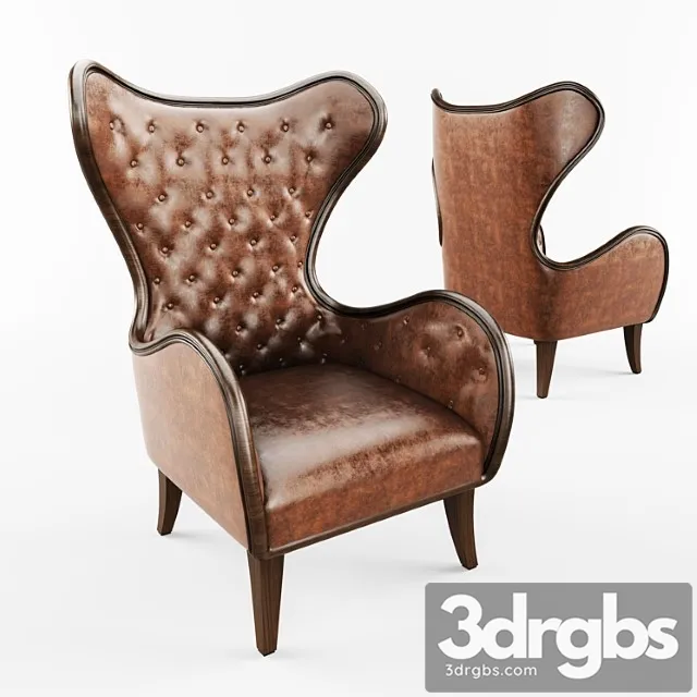 Arm Chair Classic 2 3D Model Free