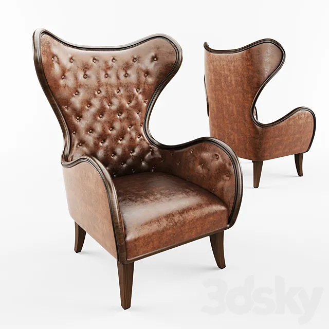 Arm Chair Classic 3D Model