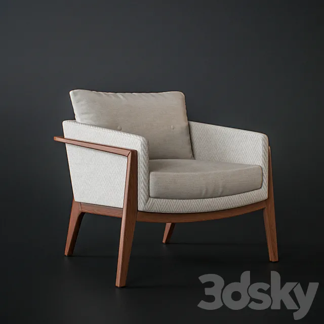 Arm chair liz 3D Model