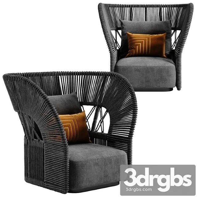 Arm chair Talenti cliff deco armchair