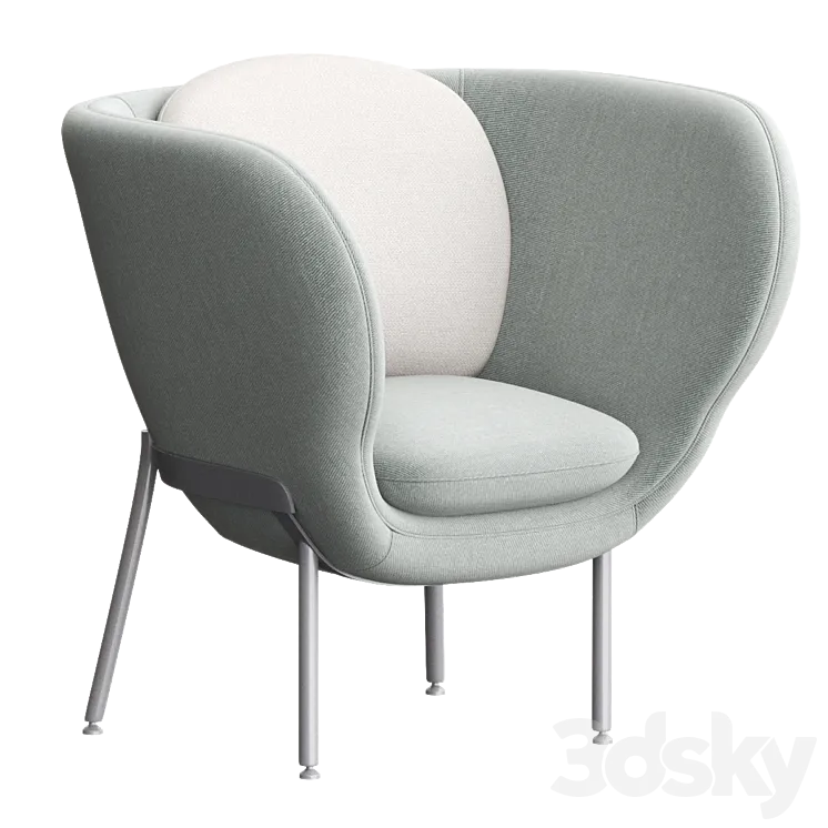 ARMADA Armchair By Moroso 3D Model Free