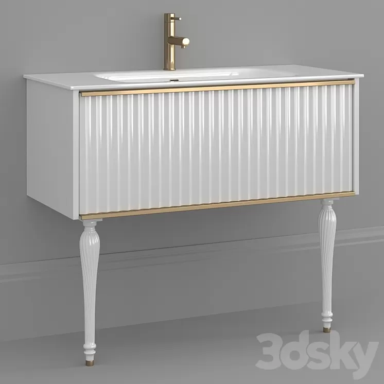 Armadi Art Vallessi Avangarde Canale 100 3D Model Free