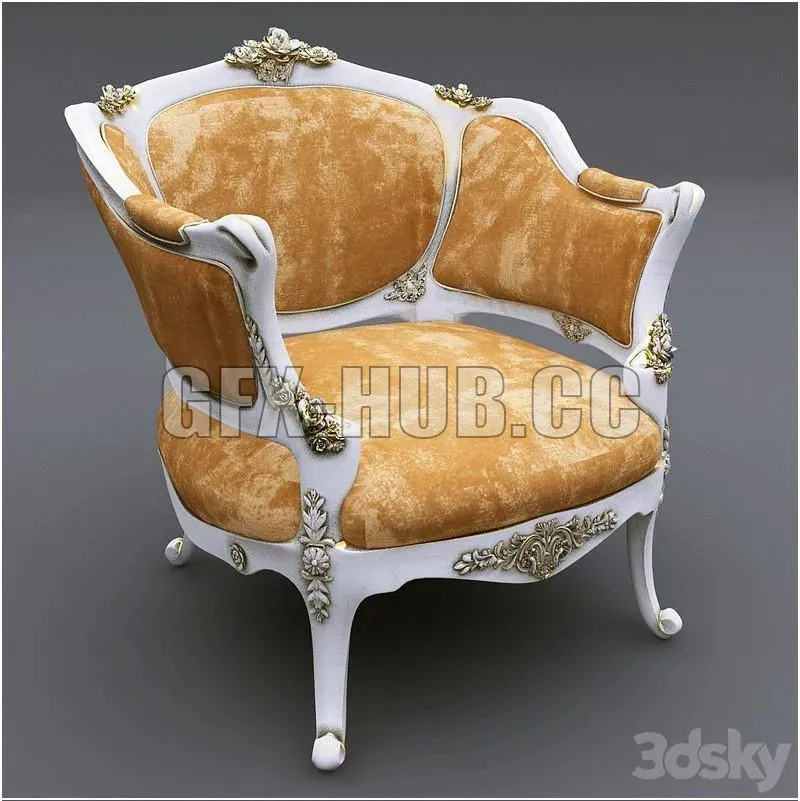 Armchair 002 3D Model