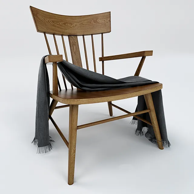 Armchair 01 3D Model