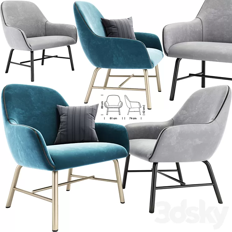 Armchair 01 3D Model