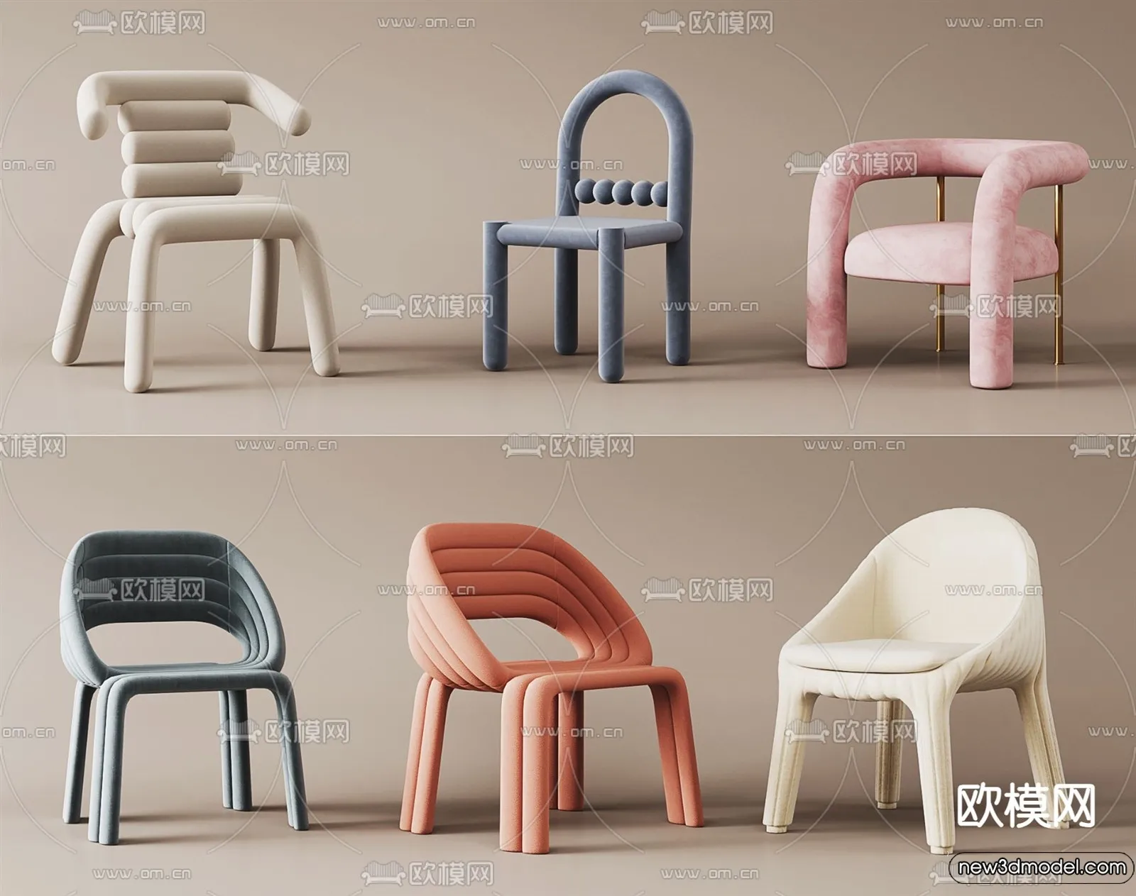 Armchair 3D Models - 3D Furniture Models for Interior - 006