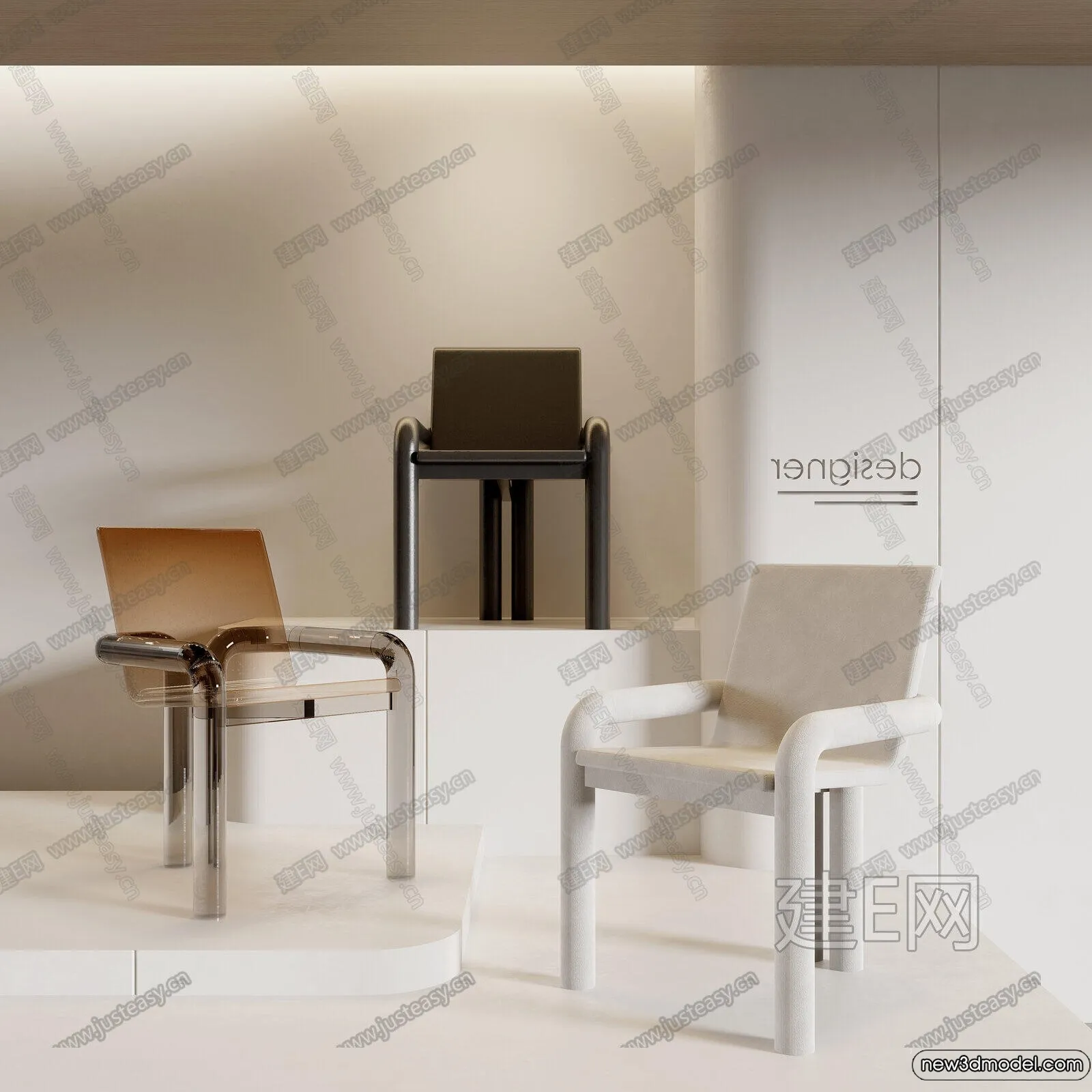 Armchair 3D Models - 3D Furniture Models for Interior - 009