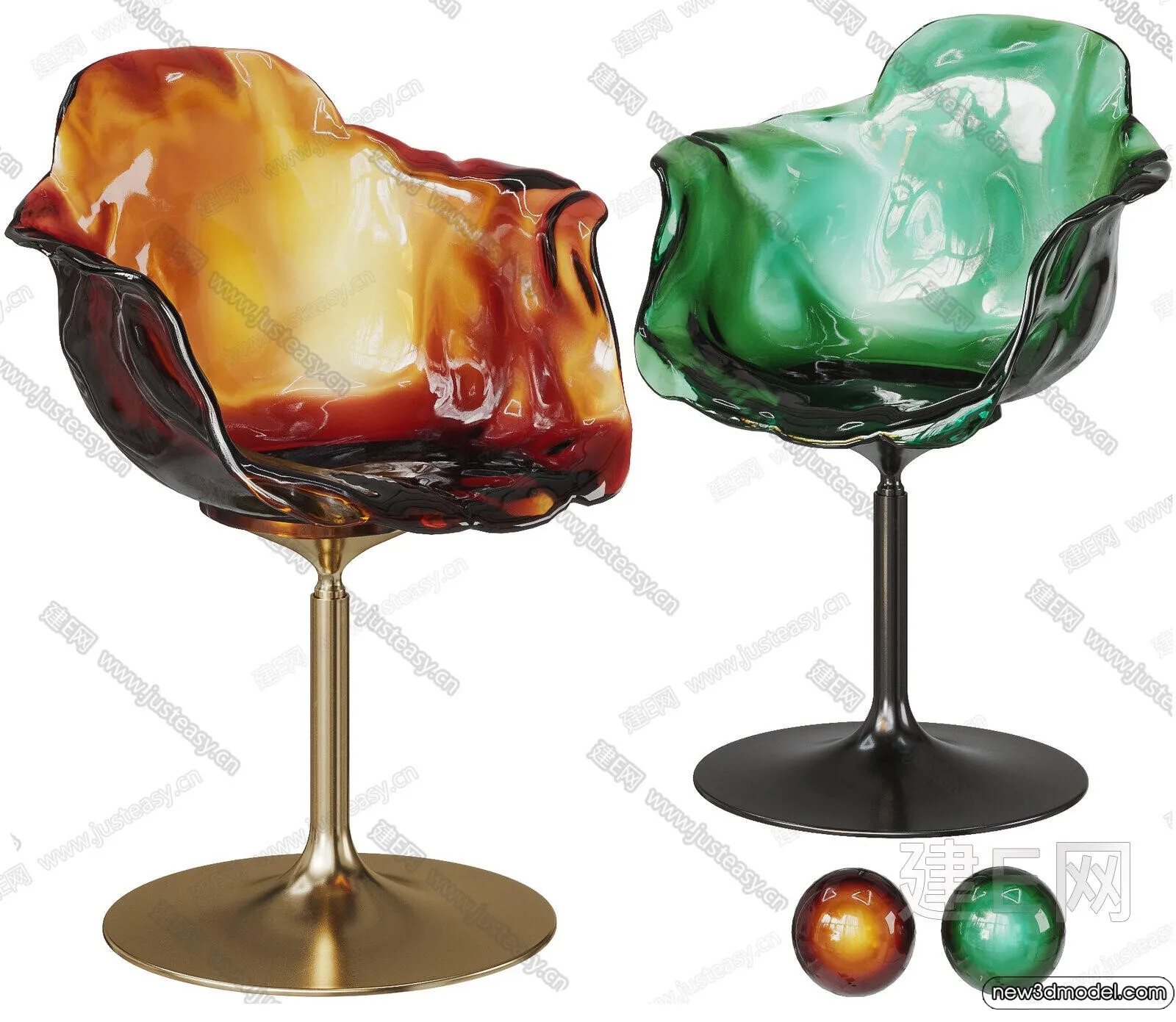 Armchair 3D Models - 3D Furniture Models for Interior - 011