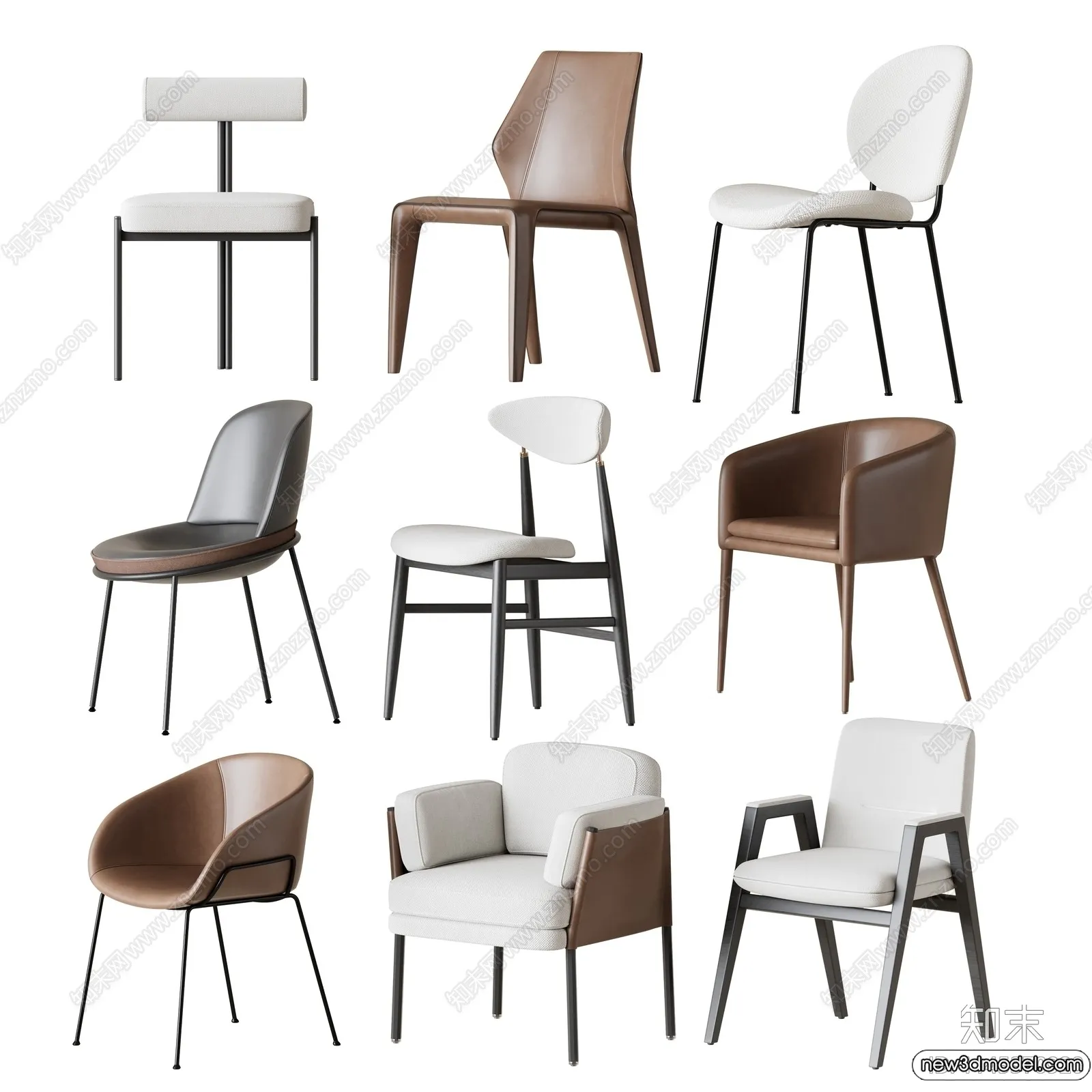 Armchair 3D Models - 3D Furniture Models for Interior - 023