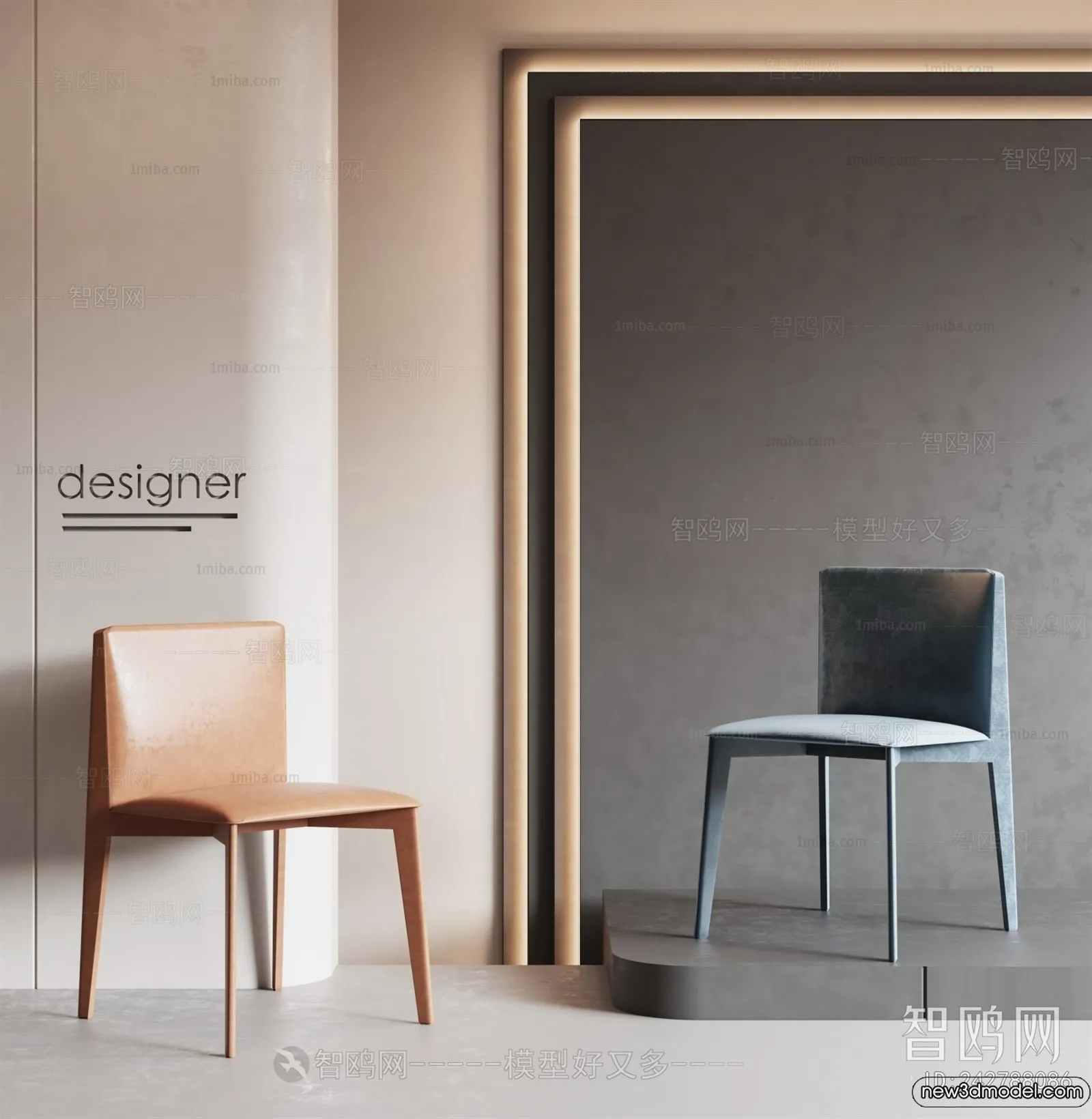 Armchair 3D Models - 3D Furniture Models for Interior - 028