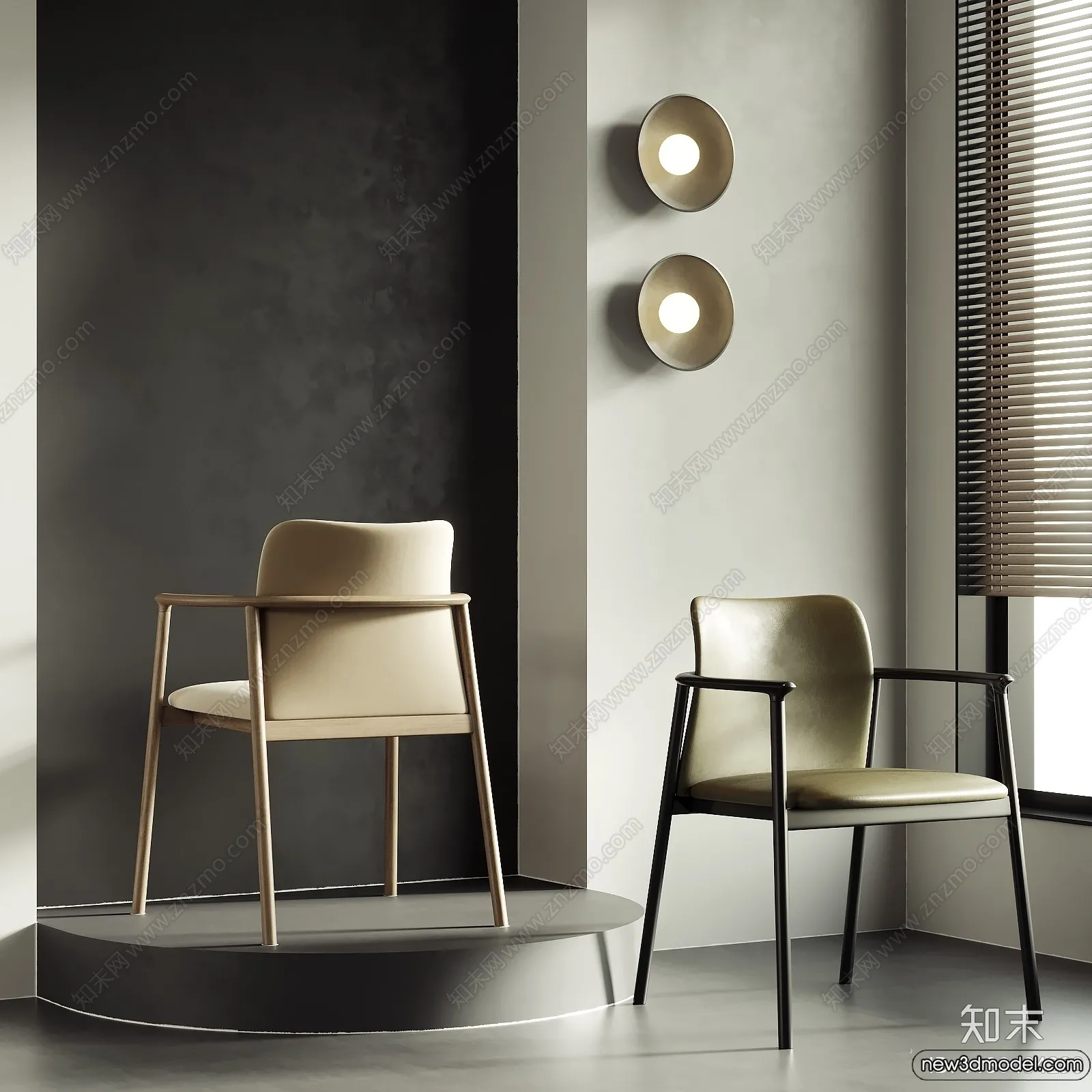 Armchair 3D Models - 3D Furniture Models for Interior - 034