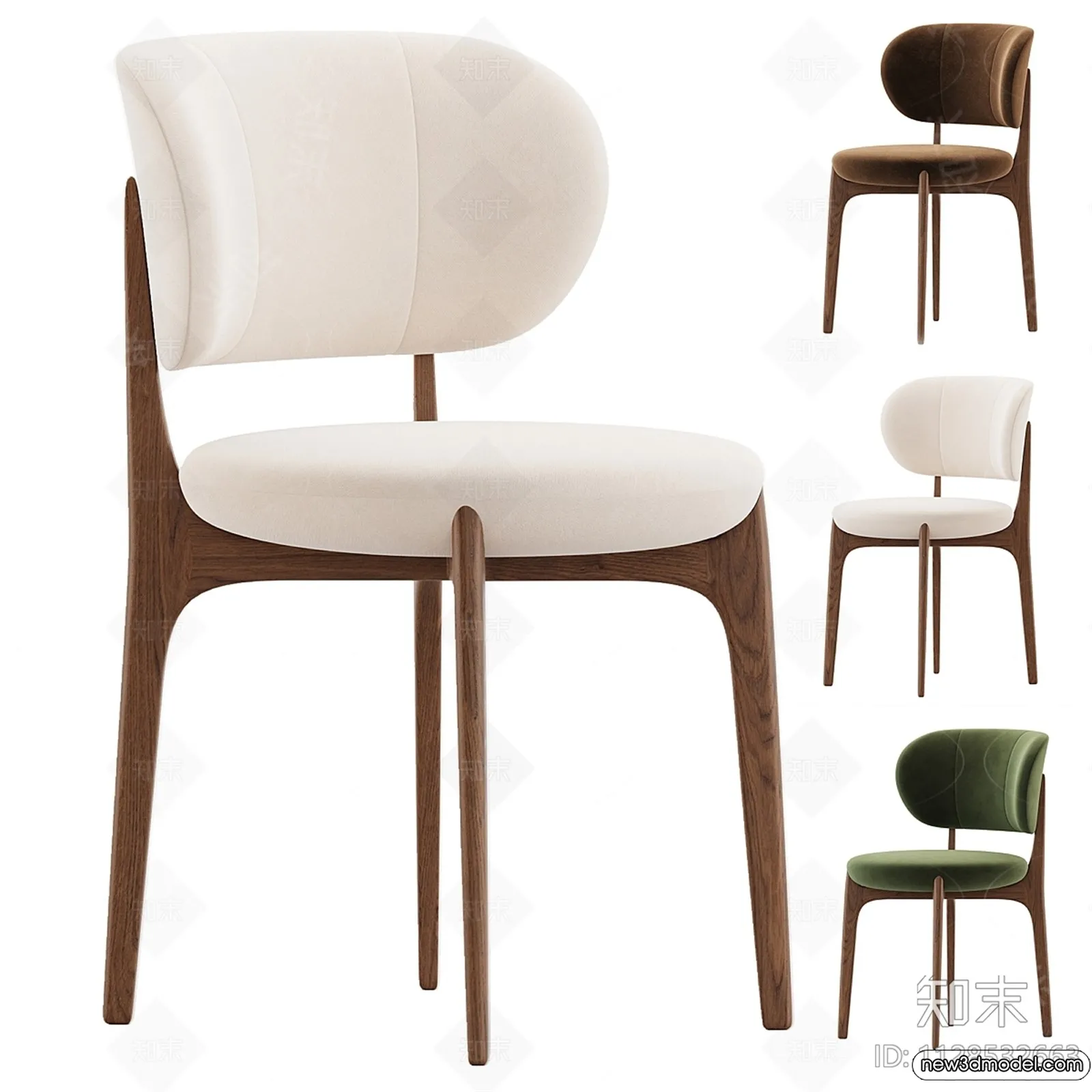 Armchair 3D Models - 3D Furniture Models for Interior - 038