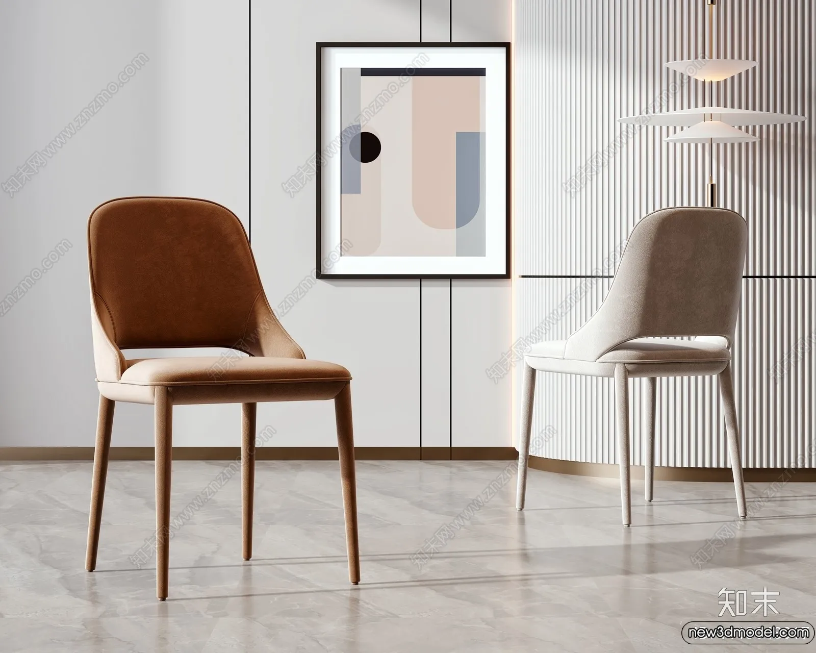 Armchair 3D Models - 3D Furniture Models for Interior - 056