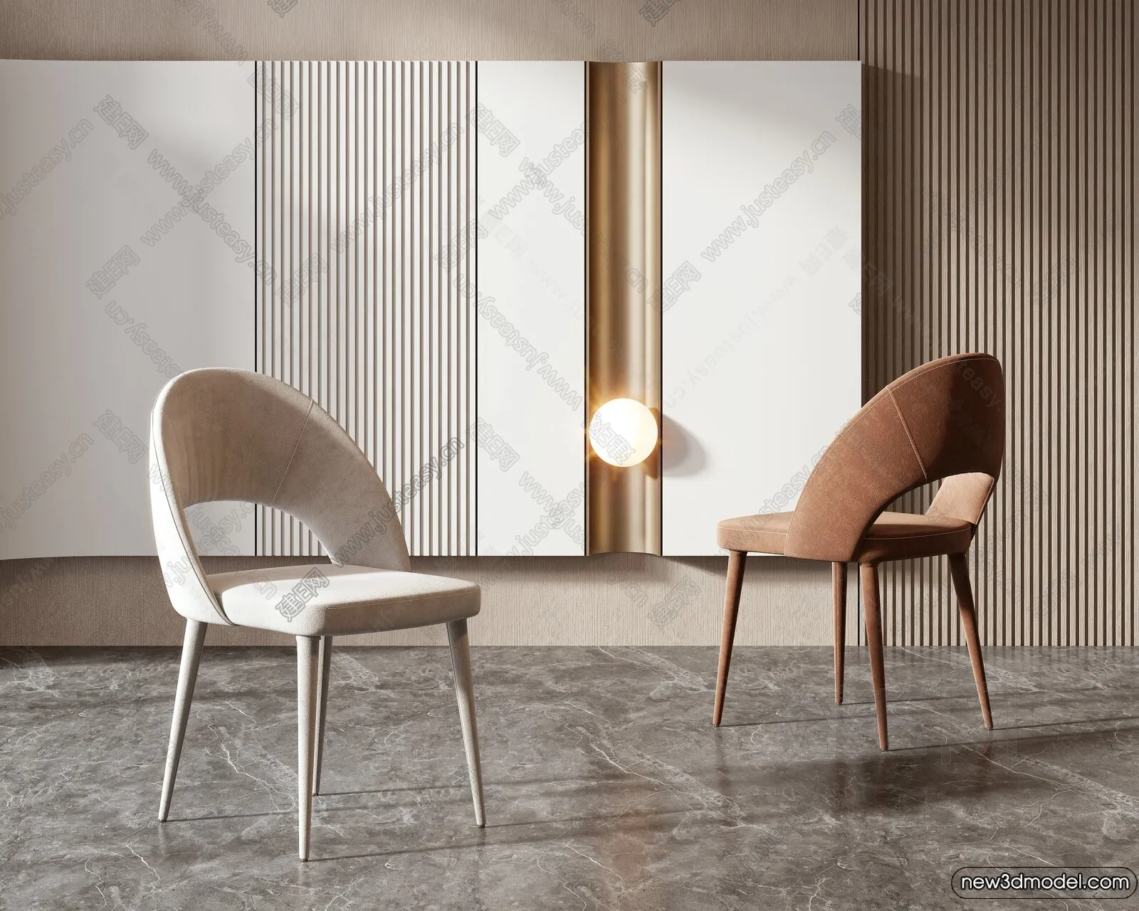 Armchair 3D Models - 3D Furniture Models for Interior - 058