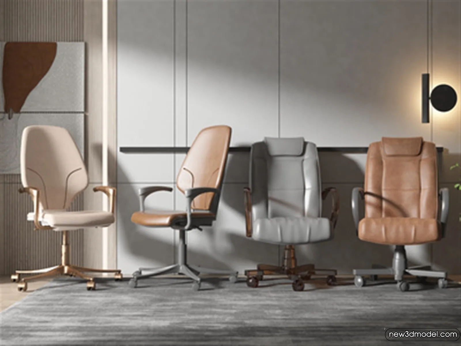 Armchair 3D Models - 3D Furniture Models for Interior - 064