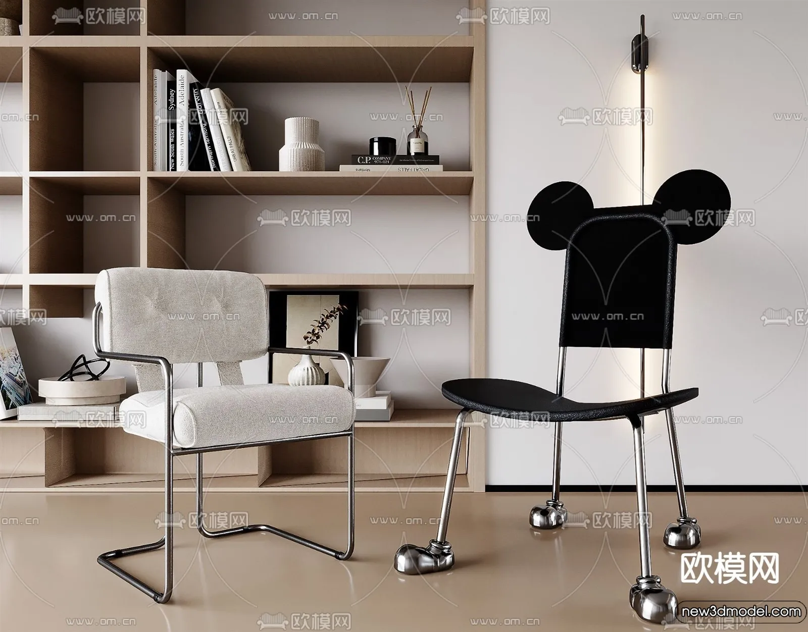 Armchair 3D Models - 3D Furniture Models for Interior - 076