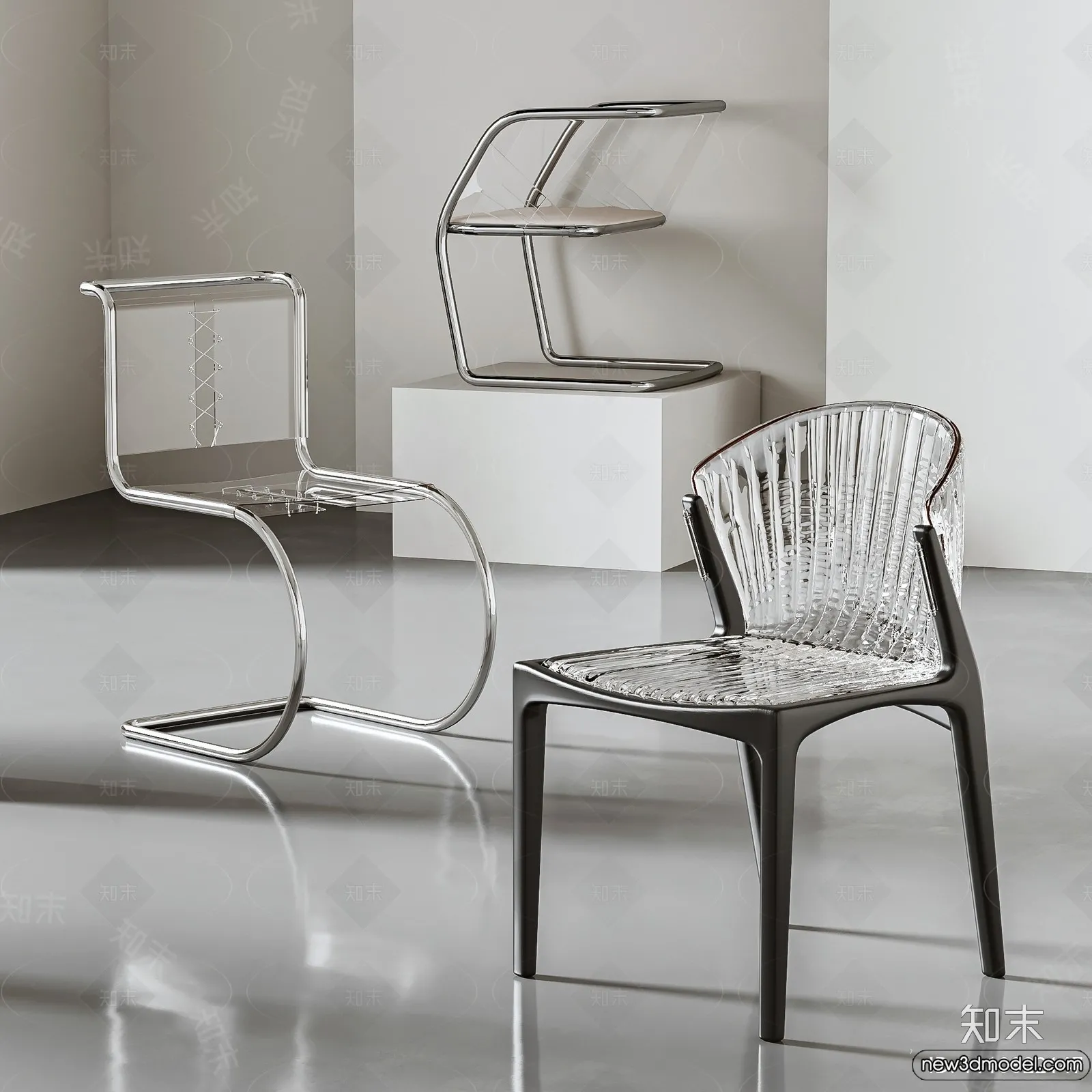 Armchair 3D Models - 3D Furniture Models for Interior - 077