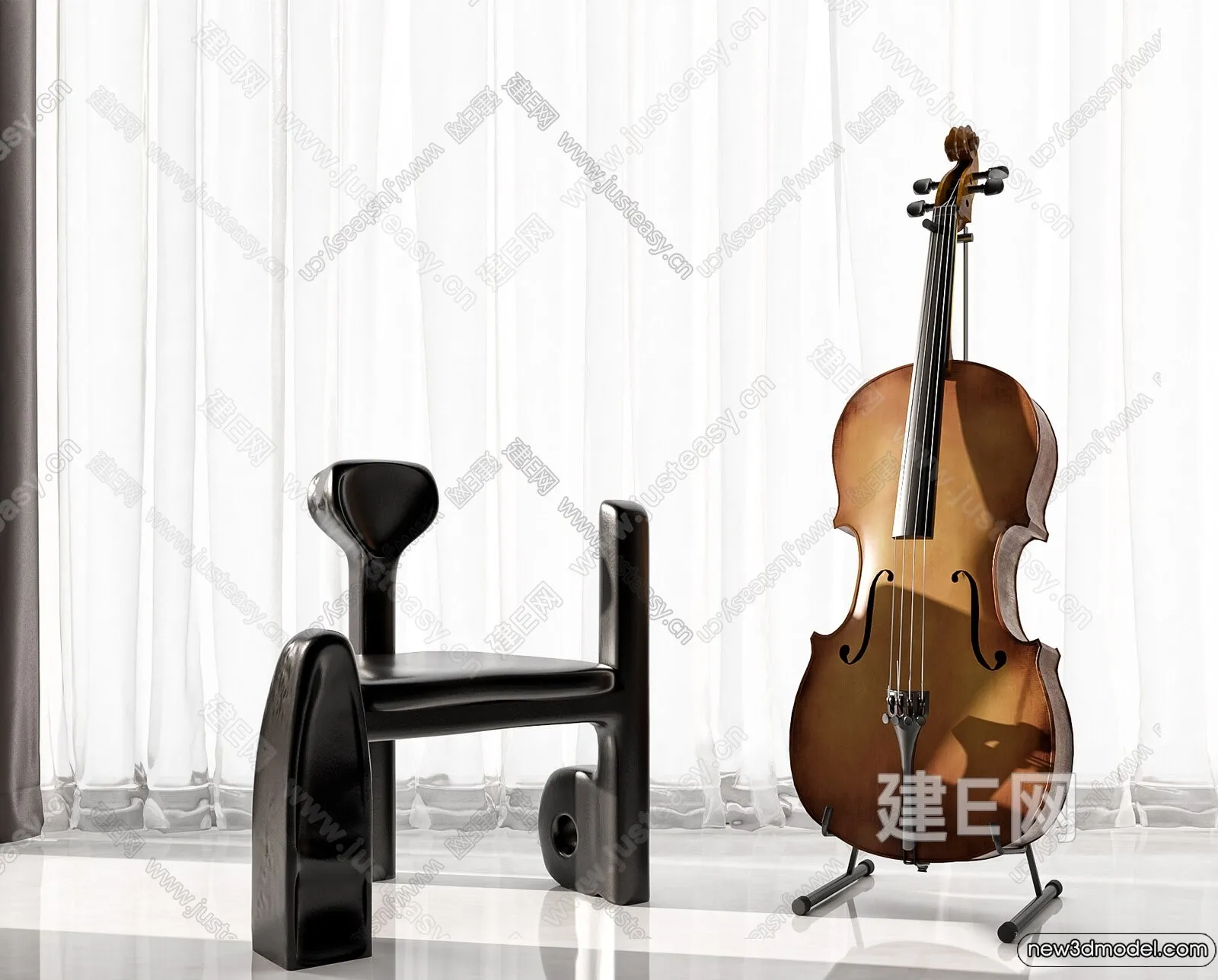 Armchair 3D Models - 3D Furniture Models for Interior - 096