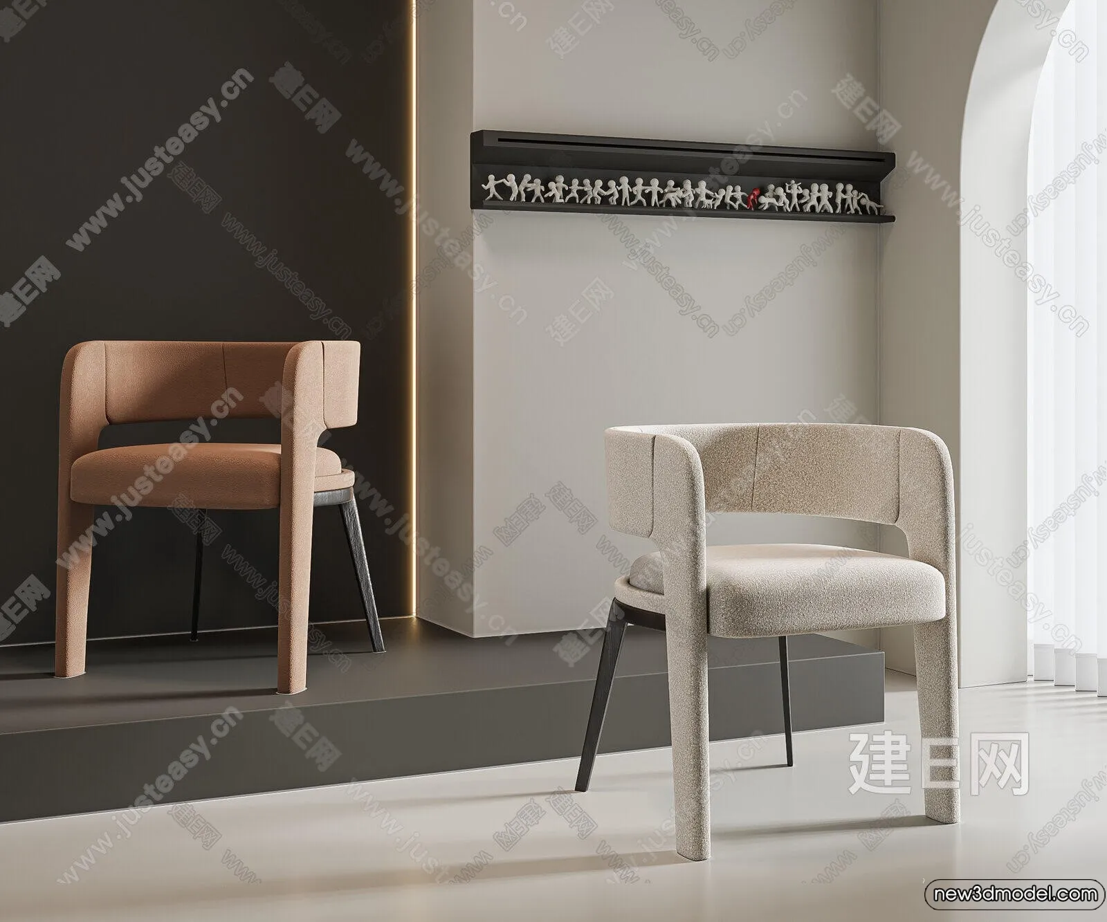 Armchair 3D Models - 3D Furniture Models for Interior - 099