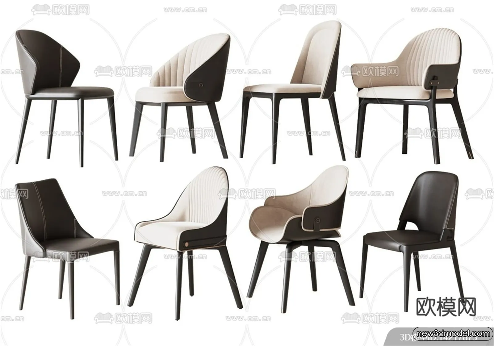 Armchair 3D Models - 3D Furniture Models for Interior - 100