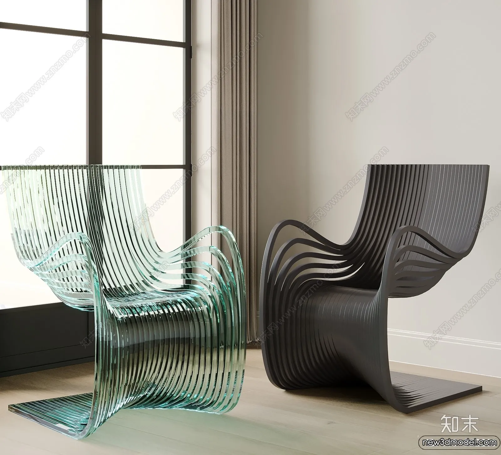 Armchair 3D Models - 3D Furniture Models for Interior - 101