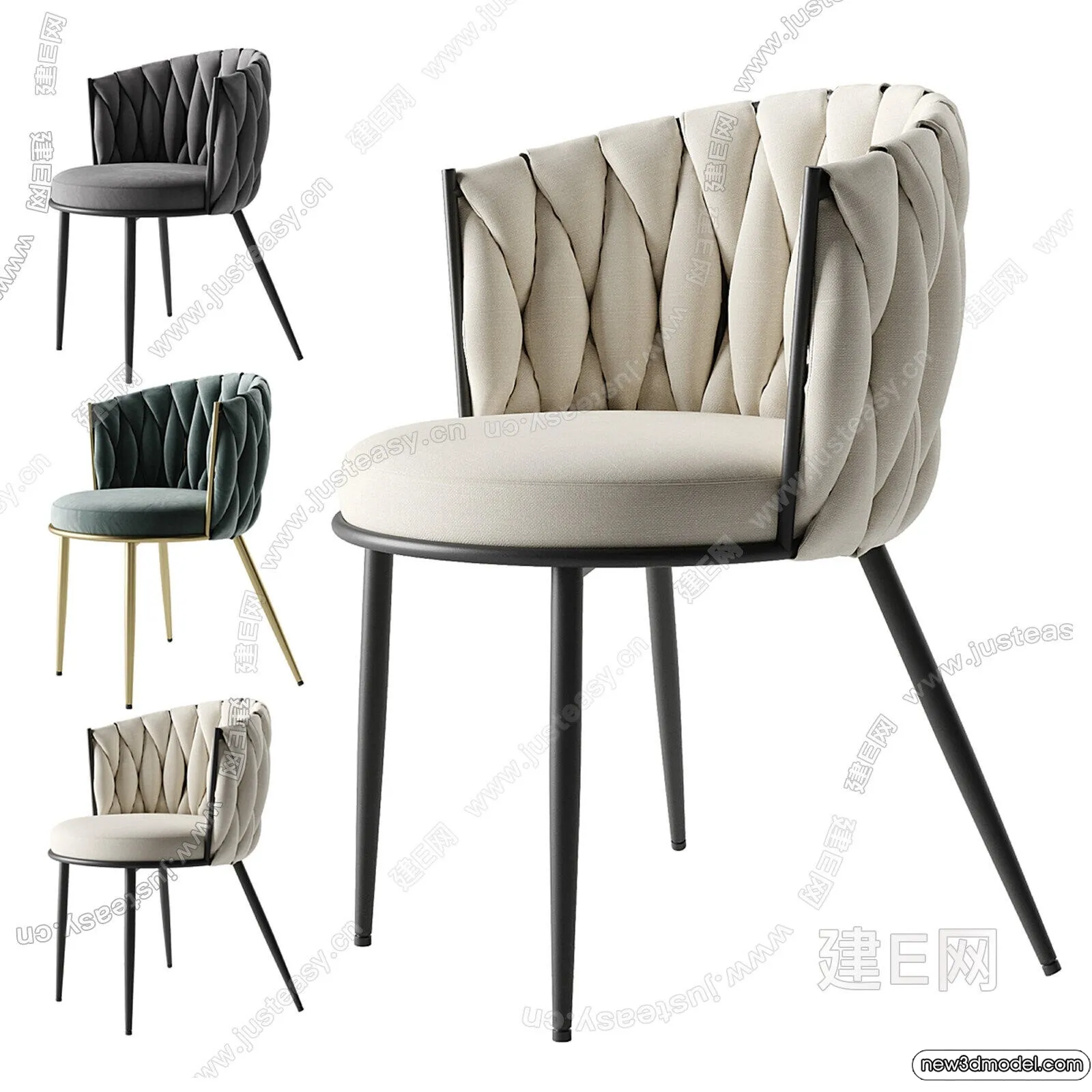 Armchair 3D Models - 3D Furniture Models for Interior - 104