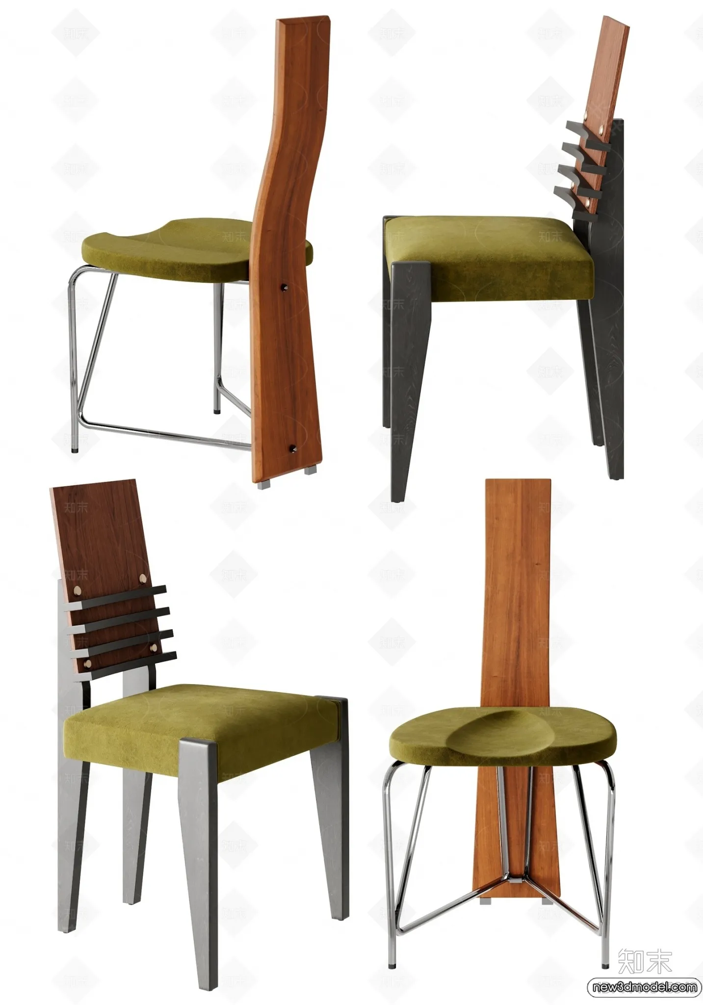 Armchair 3D Models - 3D Furniture Models for Interior - 110