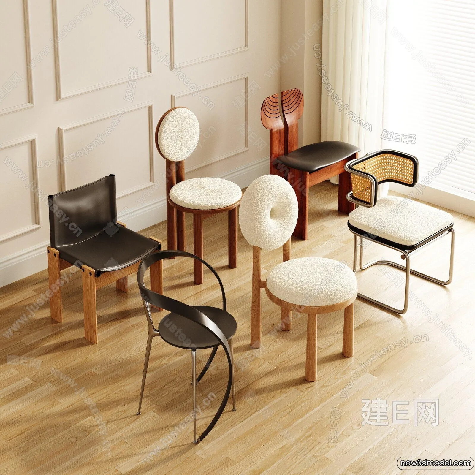 Armchair 3D Models - 3D Furniture Models for Interior - 118