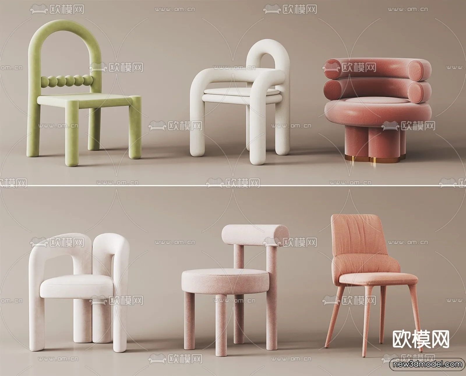 Armchair 3D Models - 3D Furniture Models for Interior - 122