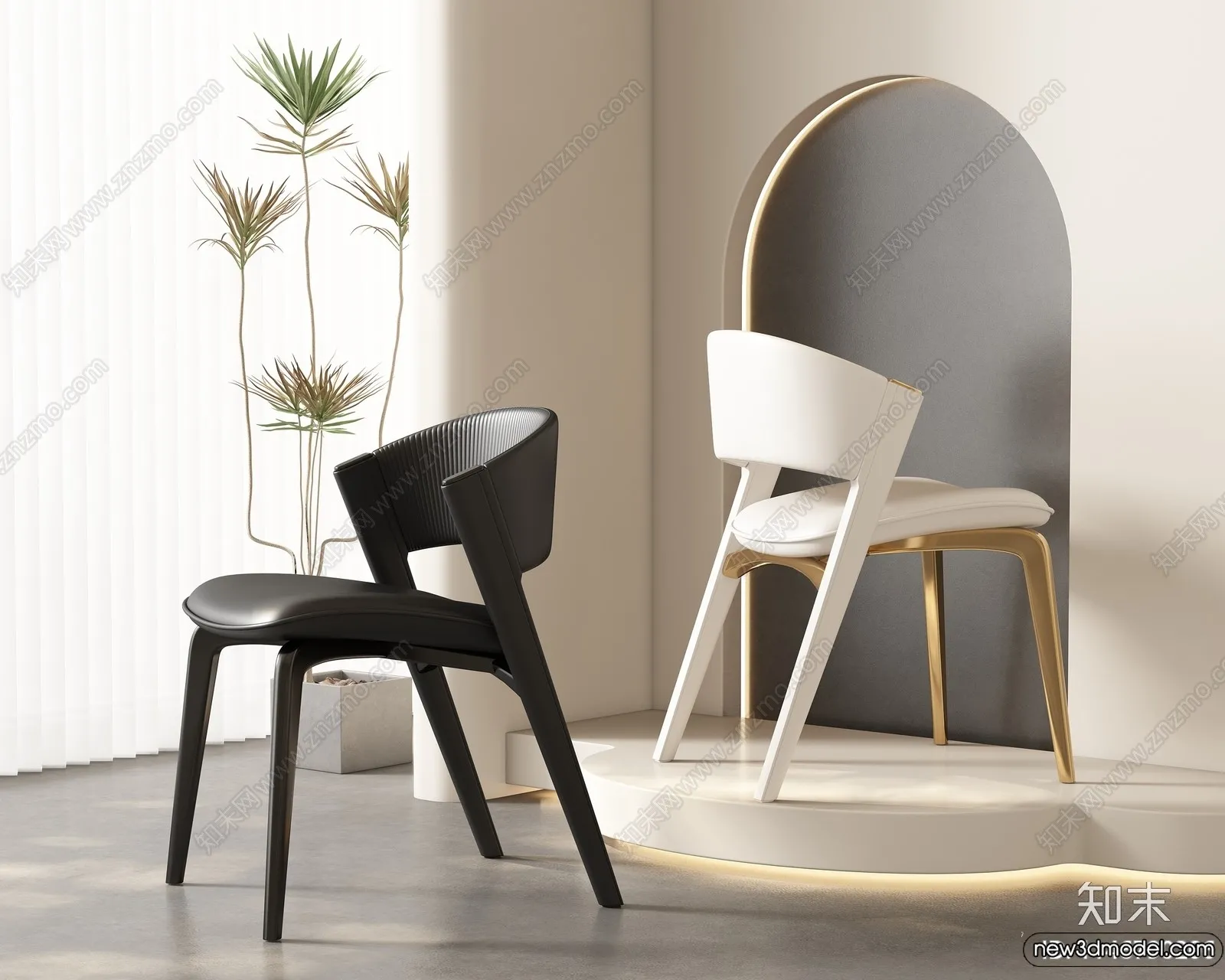 Armchair 3D Models - 3D Furniture Models for Interior - 134