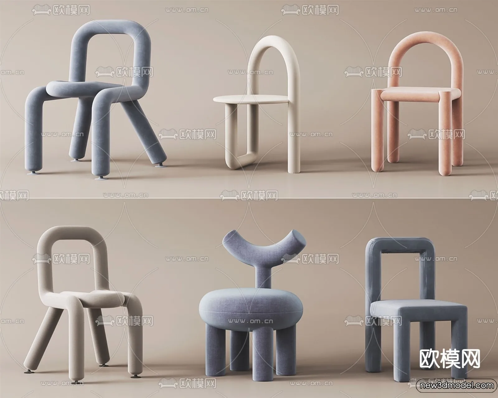 Armchair 3D Models - 3D Furniture Models for Interior - 143