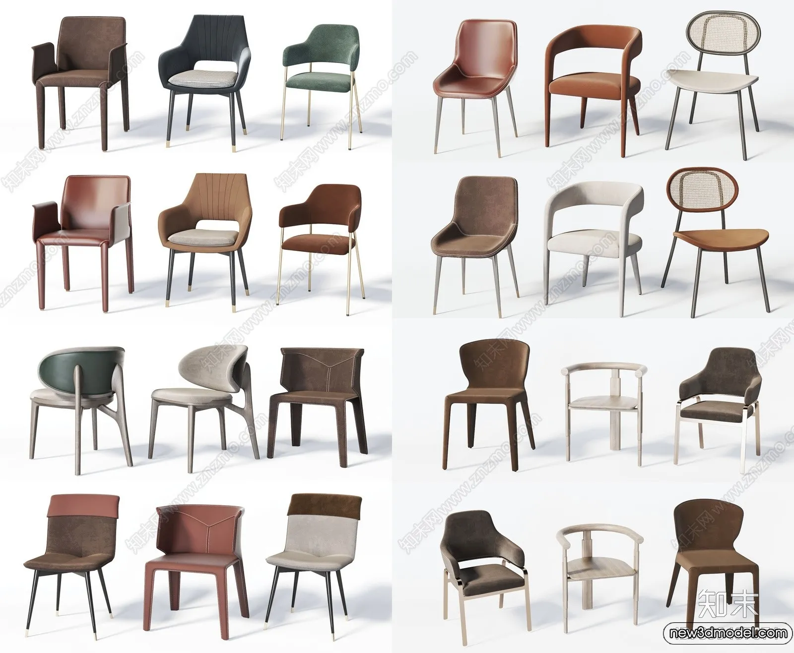 Armchair 3D Models - 3D Furniture Models for Interior - 144