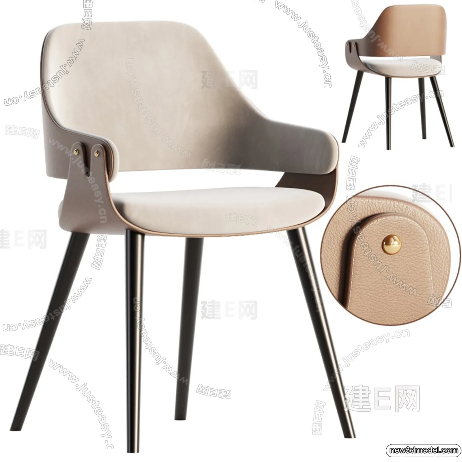 Armchair 3D Models - 3D Furniture Models for Interior - 167