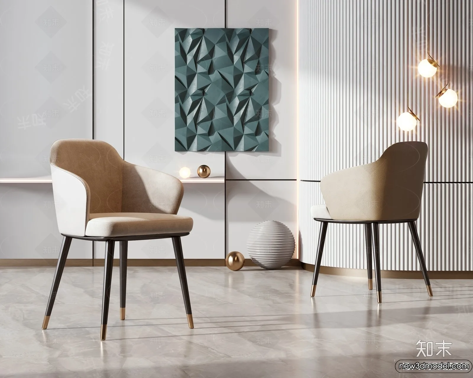 Armchair 3D Models - 3D Furniture Models for Interior - 190