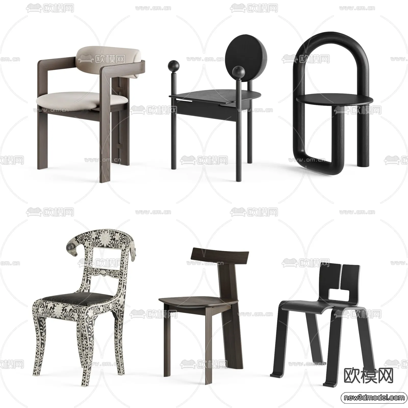Armchair 3D Models - 3D Furniture Models for Interior - 202