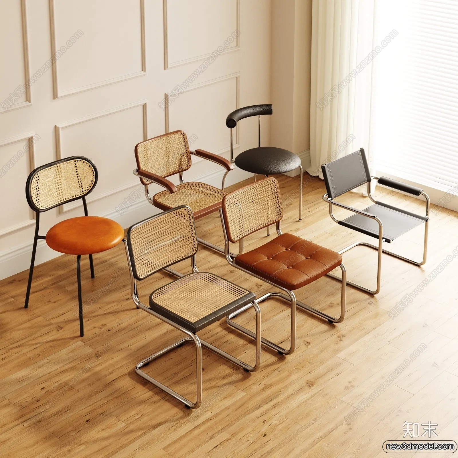 Armchair 3D Models - 3D Furniture Models for Interior - 206