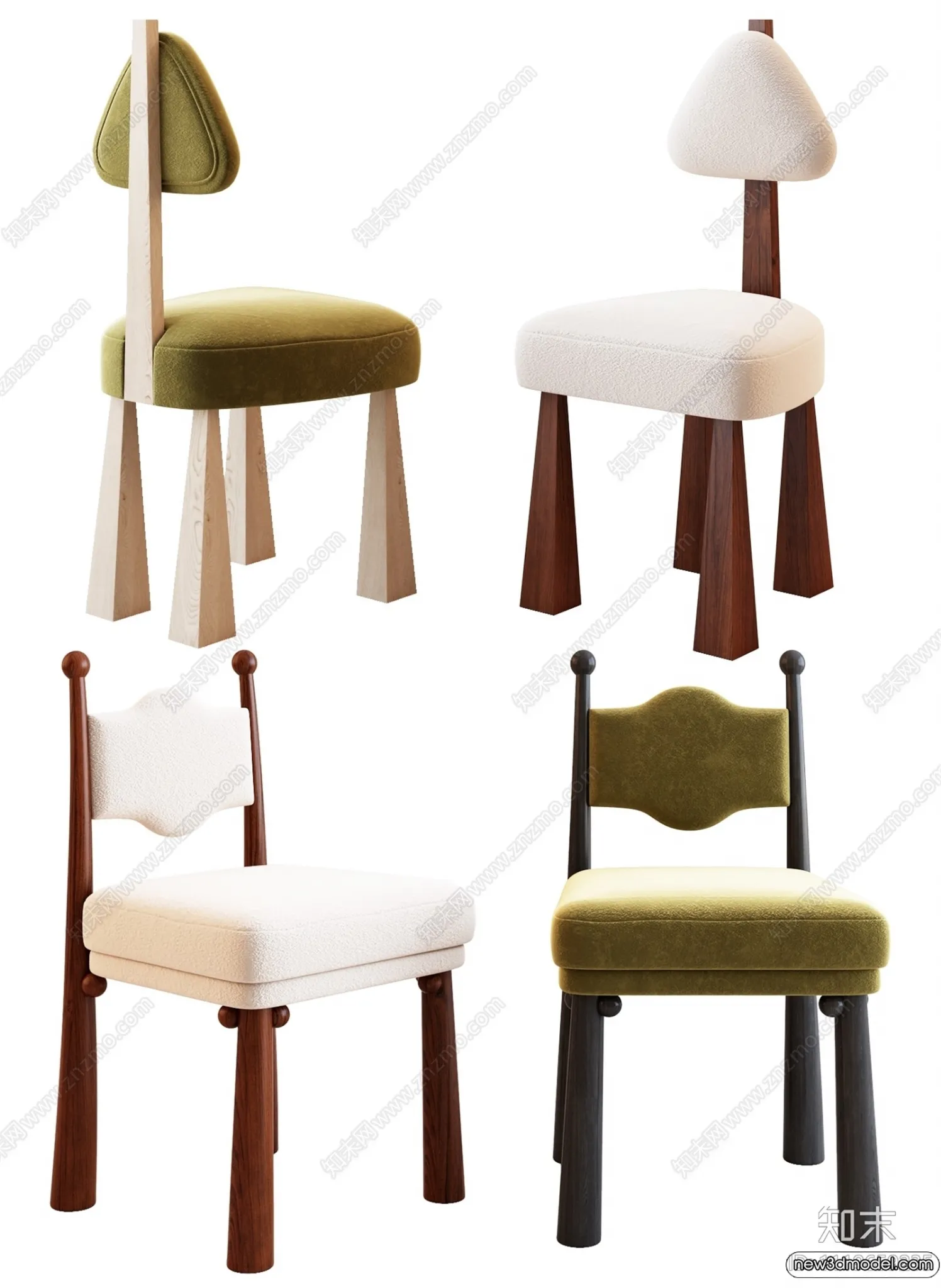 Armchair 3D Models - 3D Furniture Models for Interior - 214