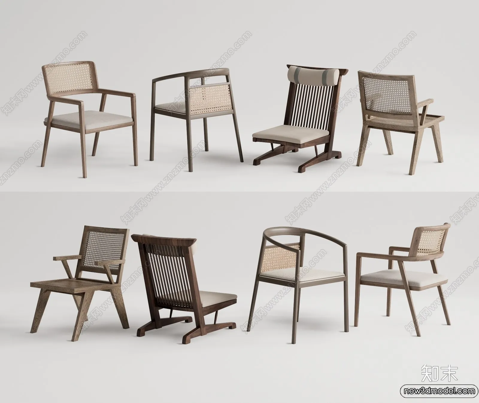 Armchair 3D Models - 3D Furniture Models for Interior - 215
