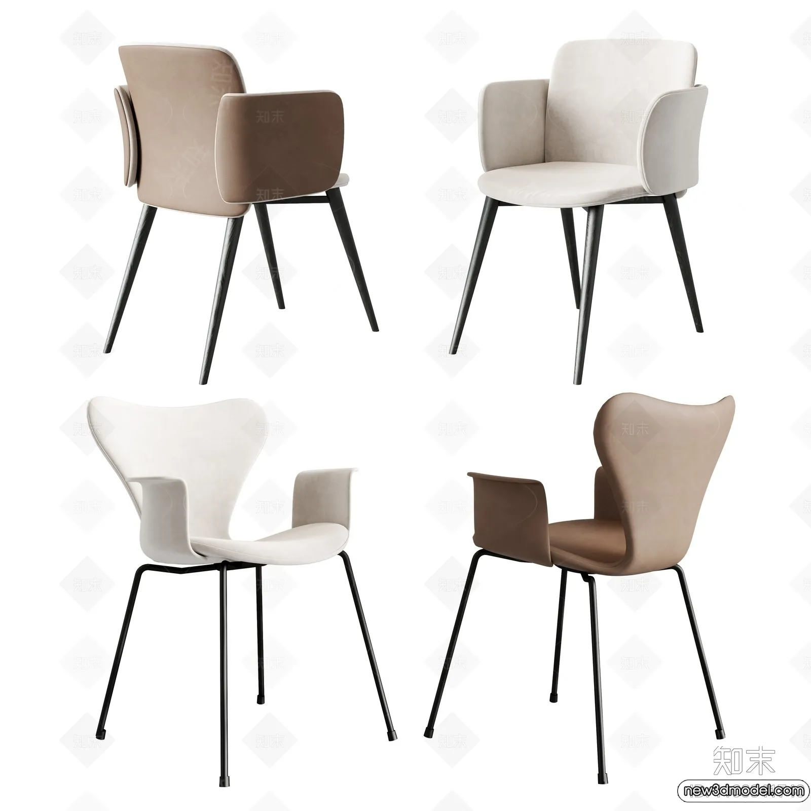 Armchair 3D Models - 3D Furniture Models for Interior - 256
